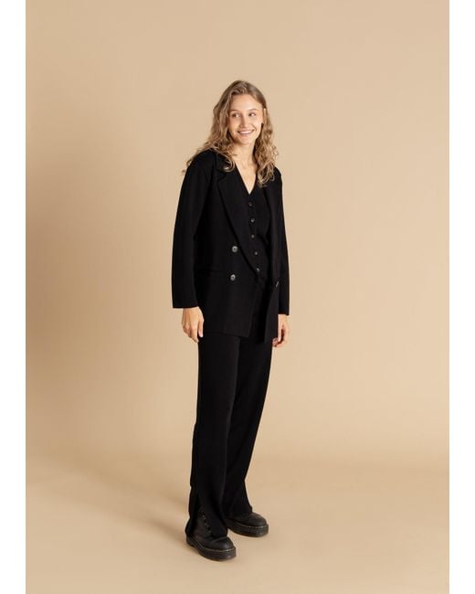 SALANIDA Blue Forza Knitted 100% Merino Blazer