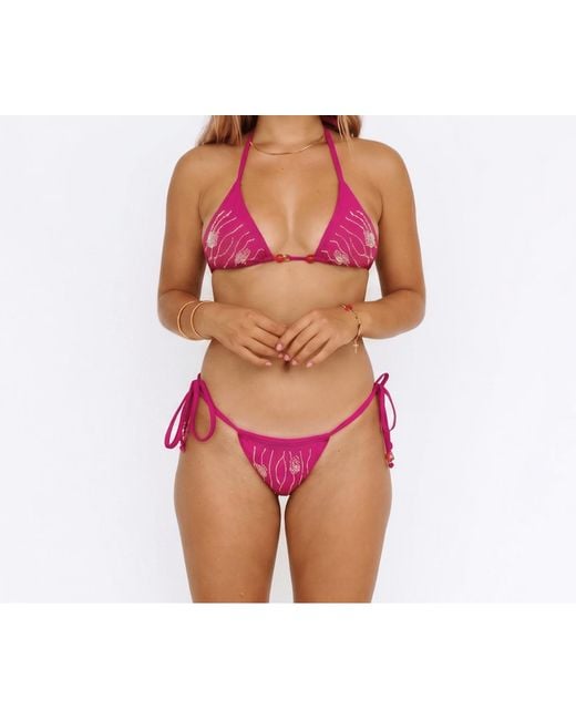 Raw Potential Pink Alana Bikini Bottoms