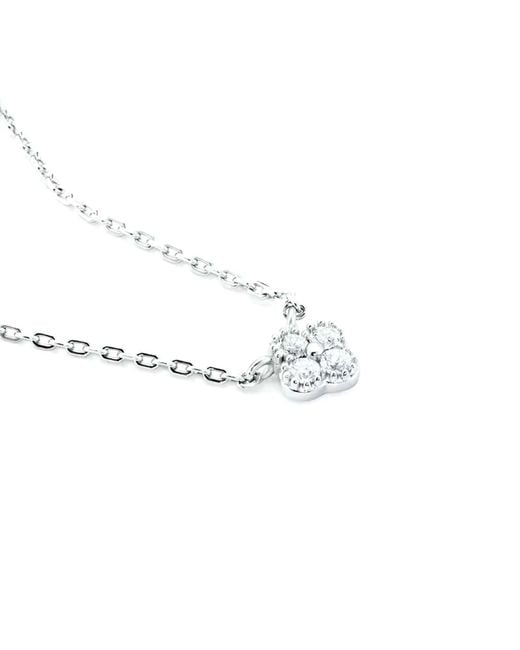 Chanel Joan Elkayam Metallic Lucky Clover Crystal Necklace