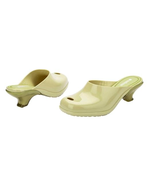 Melissa Yellow Gaia Low Heel