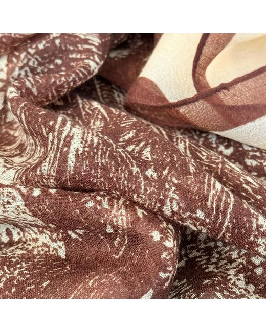 Vanilla&Chocolate Brown Coffee Eclair Scarf