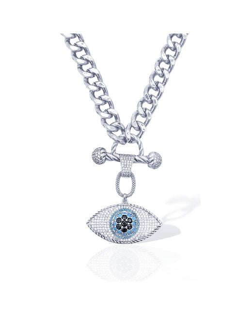 Bayemeyc Blue Mare Evil Eye Necklace