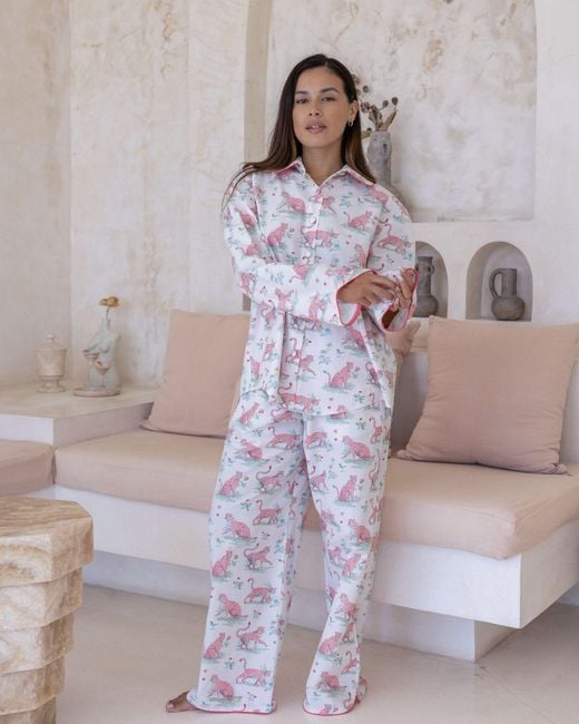 Love Letters X Pink Layla Long Pj Set