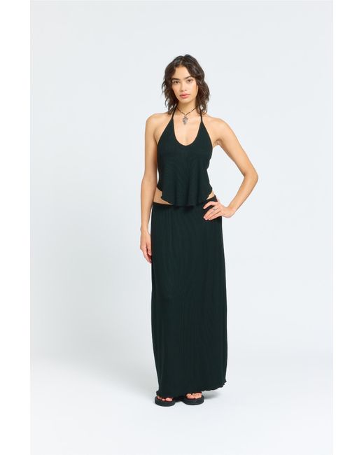 Sâb Studio Black Isla Halter Top