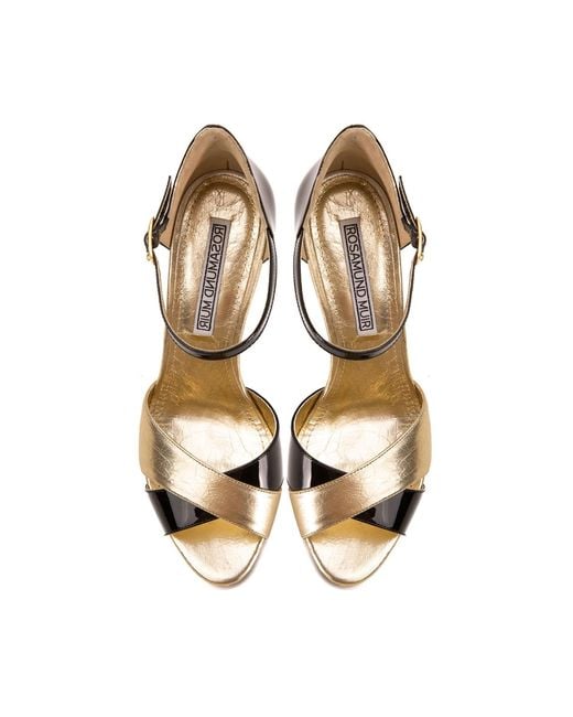 Rosamund Muir London Metallic Aurora Patent & Heels