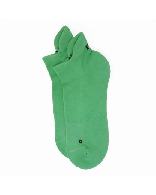 Peper Harow - Made in England Green Retro Stripe & Organic Trainer Socks Bundle