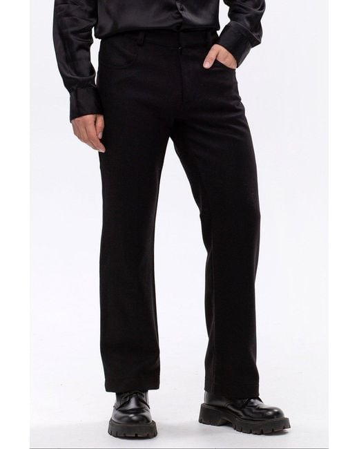 Maison Bogomil Blue Straight Pants for men