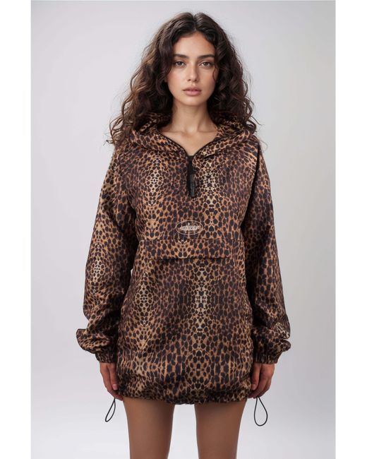 mysimplicated Brown Water Repellent Windbreaker