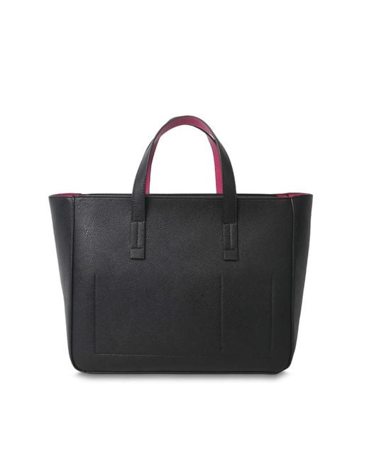CAMPO MARZIO Roma 1933 Black Ashley Handbag-Fuchsia