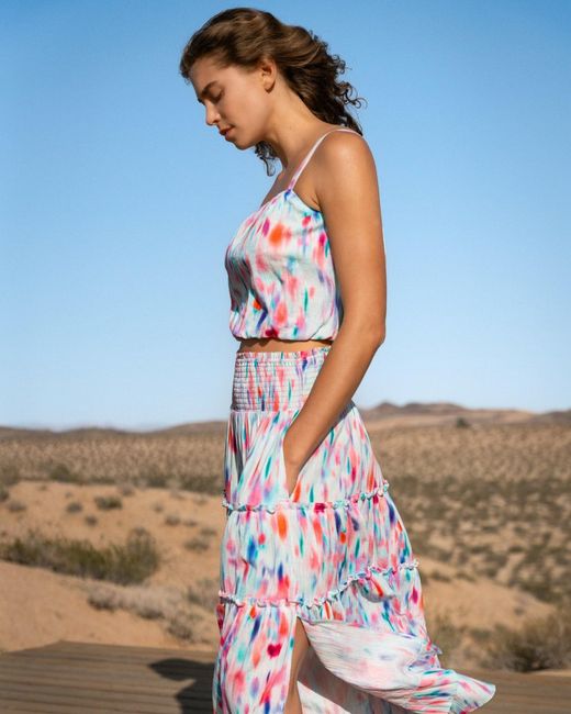 Change of Scenery White Charlie Skirt