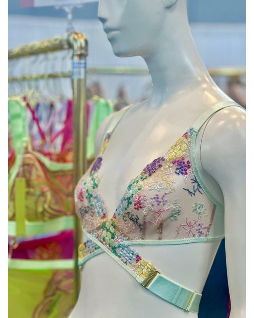 Somewhere Never Green Sparkle & Shine Wrap Bralette
