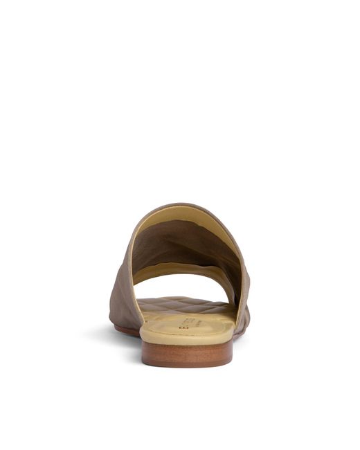 Beautiisoles by Robyn Shreiber Made in Italy Brown April Khaki Comfortable Flat Mule