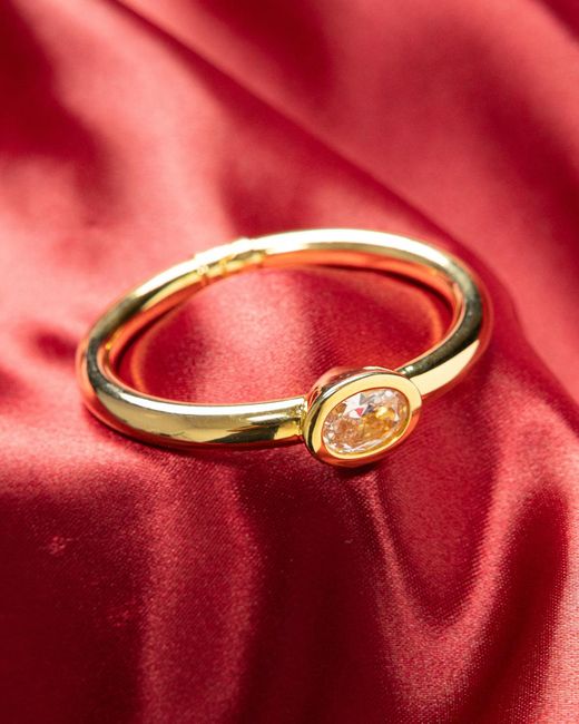 Argento Vivo Metallic Oval Heirloom Bangle