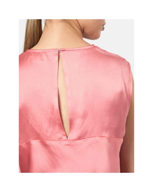 Helen Mcalinden Pink Nicki Coral Rose Blouse