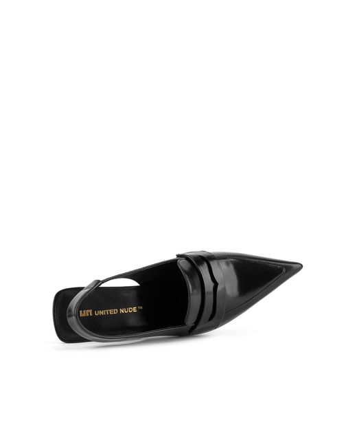 United Nude Black Raila Loafer Mid