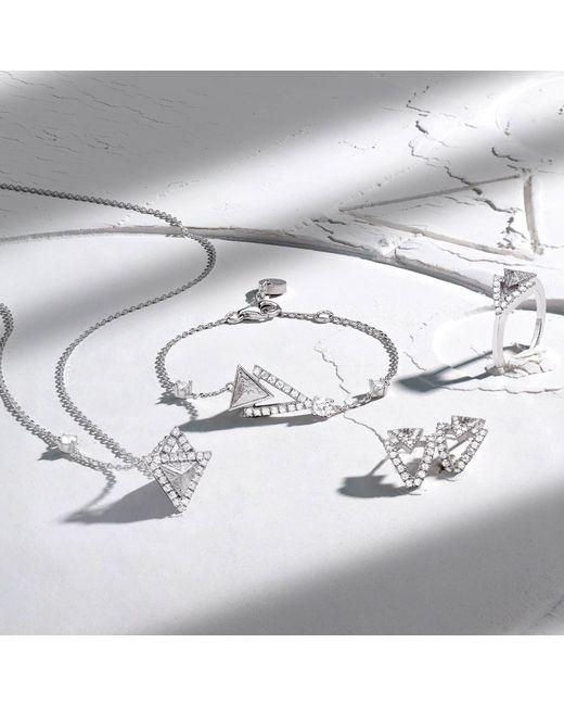 AWNL Metallic Triangle Meteorite Sterling Bracelet