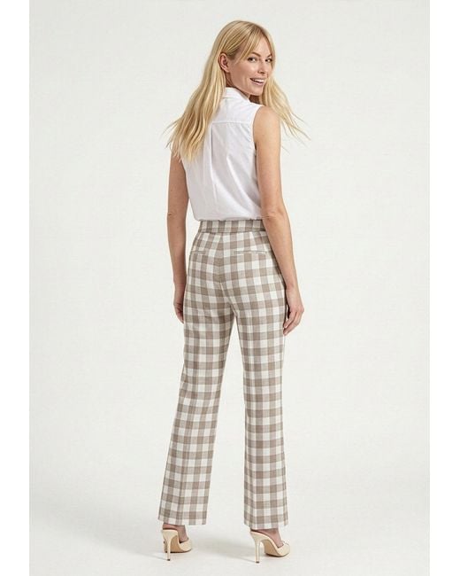 Lily and Lionel Gray Oatley Check Trouser