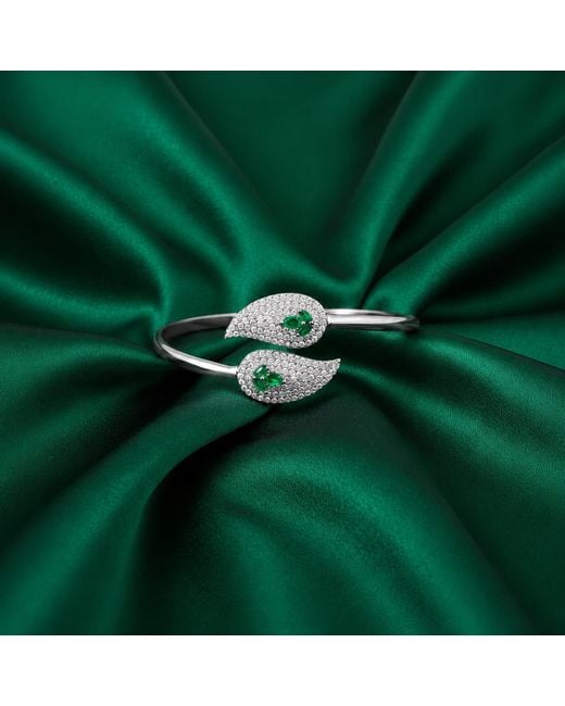 Najiba White Essence Cuff Bracelet
