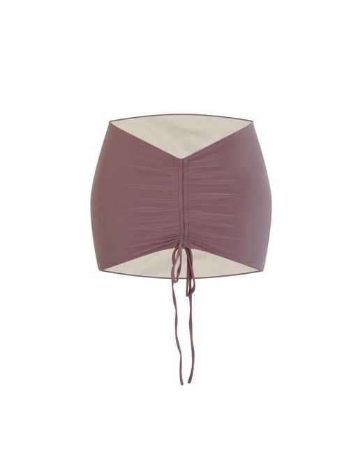 Belletage Swimwear Purple Joshua Tree Goddess Reversible Skirt