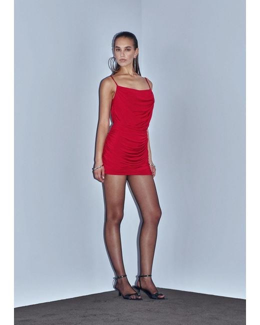 Khéla the Label Red Flirt Alert Mini Dress