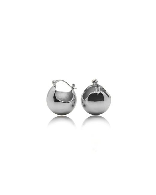 VIEA Metallic Maeve Dome Earrings