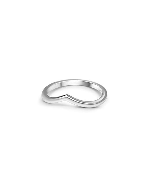 FV Jewellery White Bijoux Thin Point Ring