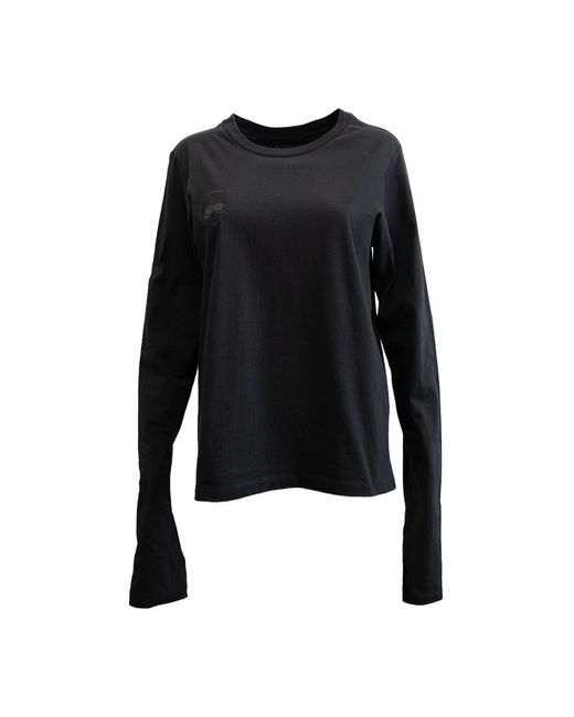 Galleriadele Black The Long-Sleeve Skull T-Shirt