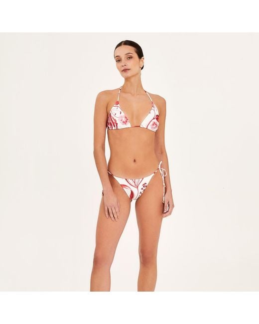Aguaclara Pink Rouge Triangle Top