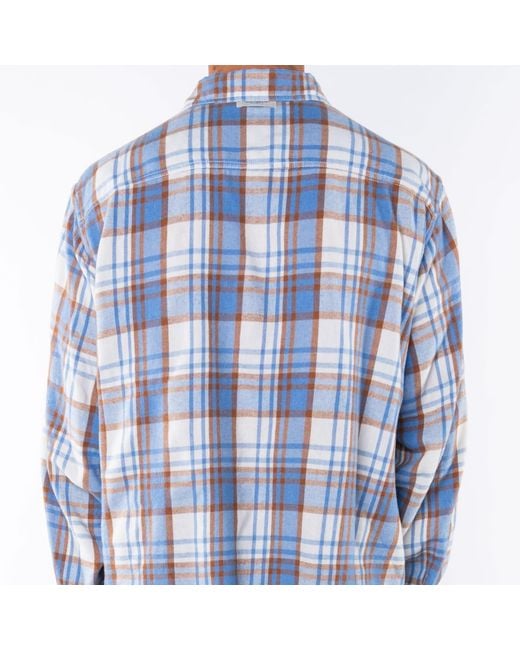 Ariko Blue Tan Bucky Overshirt for men