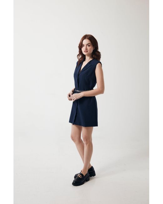 SECTION 101 Blue Maddie Dress