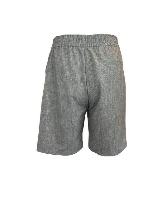 SNIDER Gray Classic Board Shorts for men