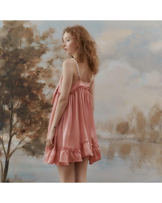 Lisa The Label Pink Angel Baby Bow Dress