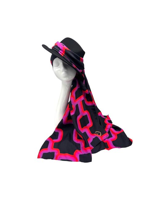 Julia Clancey Multicolor Jewel Fifi Scarf Fedora