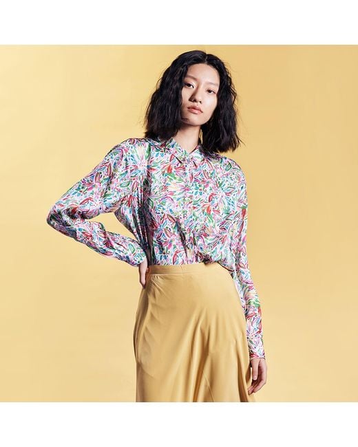 Smart and Joy Multicolor Liberty Print Blouse