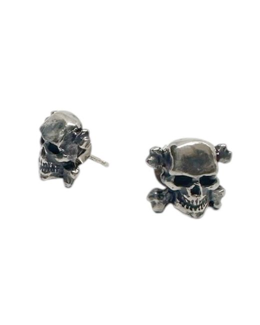 Tg-Jewellery by Tamara Gervasio Multicolor Skull Stud Sterling Earrings