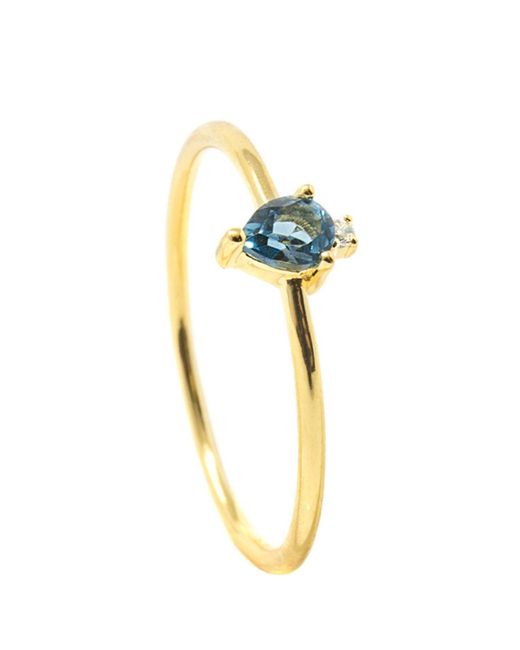 NASI SILVER Multicolor Atarah Ring- Topaz & Topaz