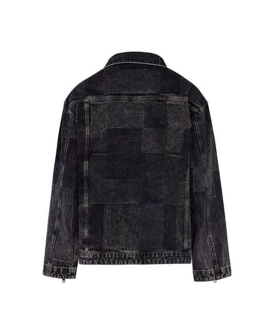Pcfg Black Your Itch Colorblocked Denim Jacket for men
