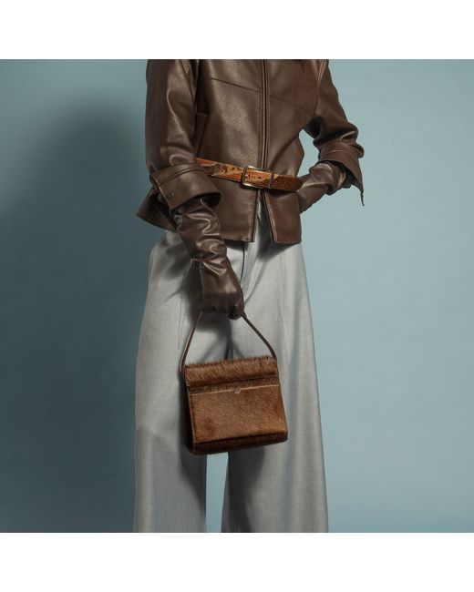 godi. Brown The Christy Handmade Adjustable Mini Shoulder Bag