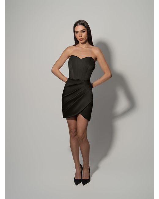 Tia Dorraine Black A Touch Of Glamour Mini Dress