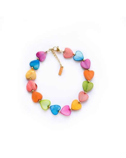 Adriana Pappas Designs Blue Hearts Anklet