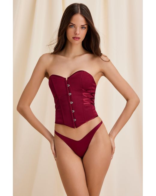 Scarlett Gasque Red Cindy Corset