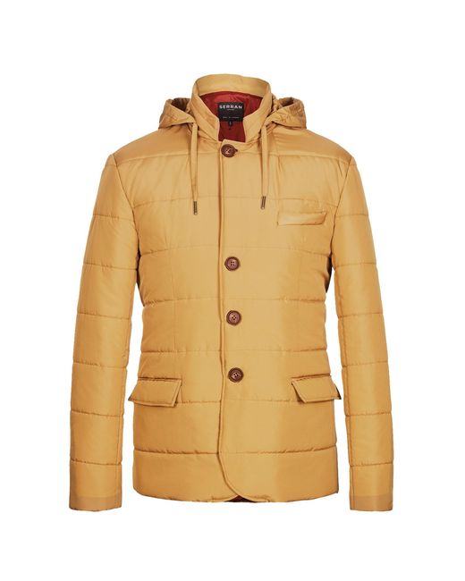 SEREN LONDON Yellow Puffer Suit Jacket for men