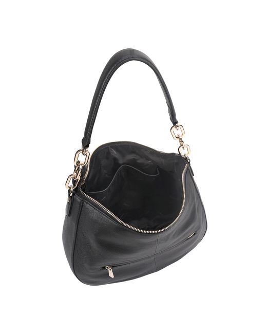 Paul Costelloe Black Bisbee Leather Shoulder Bag