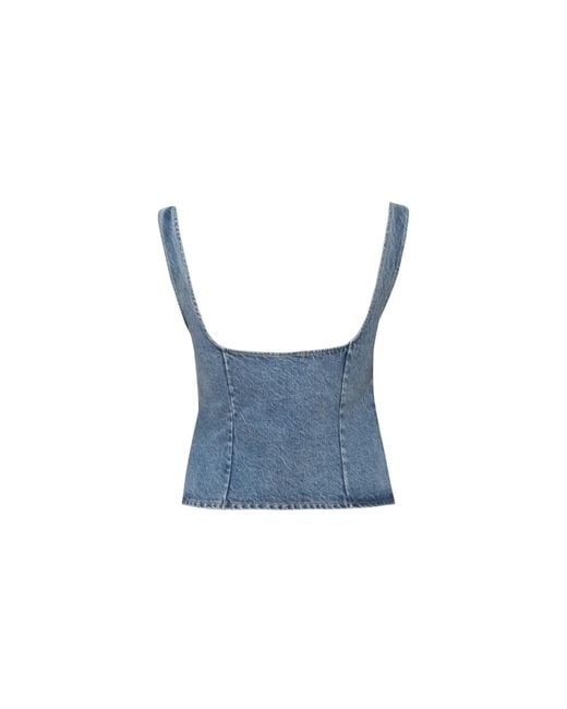 Cótier Denim Blue Soleil Top