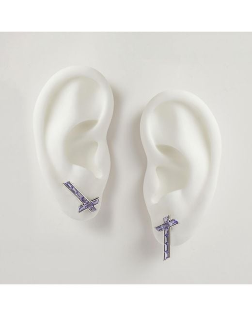 Kasun Blue Lucky Star Earrings
