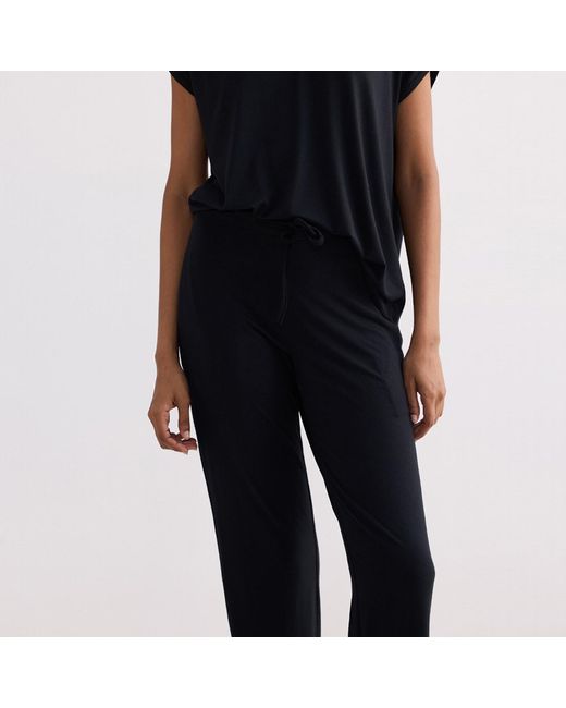REISTOR Black Wide Leg Pant