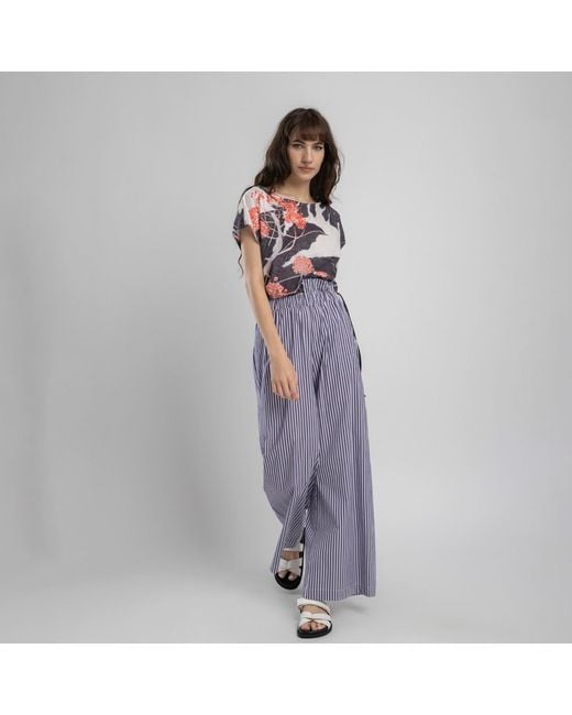 ARTISTA Purple Coast High-Rise Pants