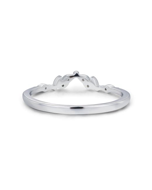 Azura Jewelry New York White Gleam Band Vermeil
