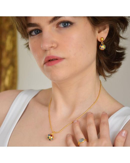 GEM BAZAAR Metallic Party Time Pendant