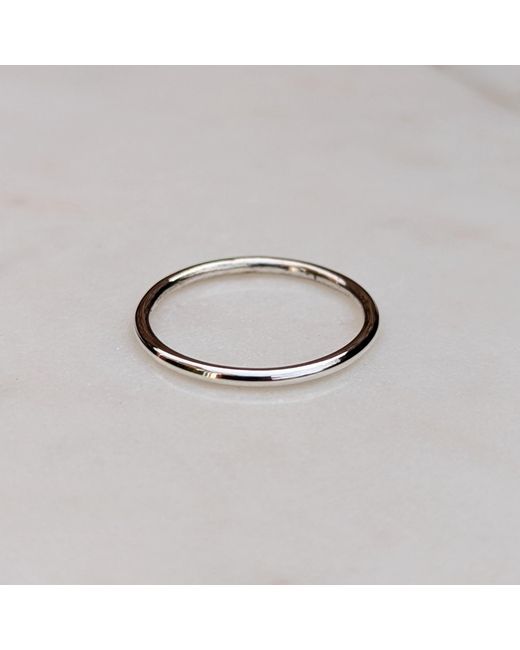 Kiri & Belle Metallic Sterling Plain Ring